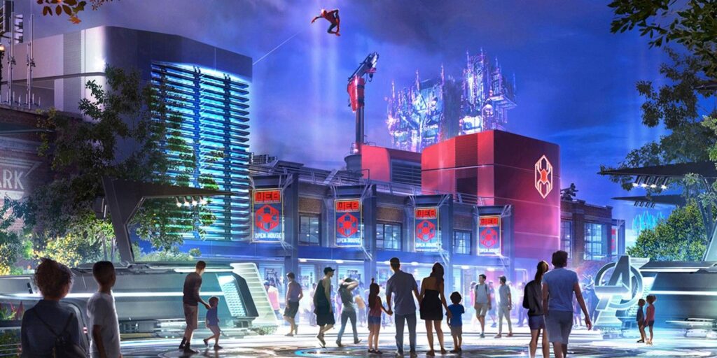 El mapa de Avengers Campus Disneyland revela los huevos de Pascua de Tony Stark