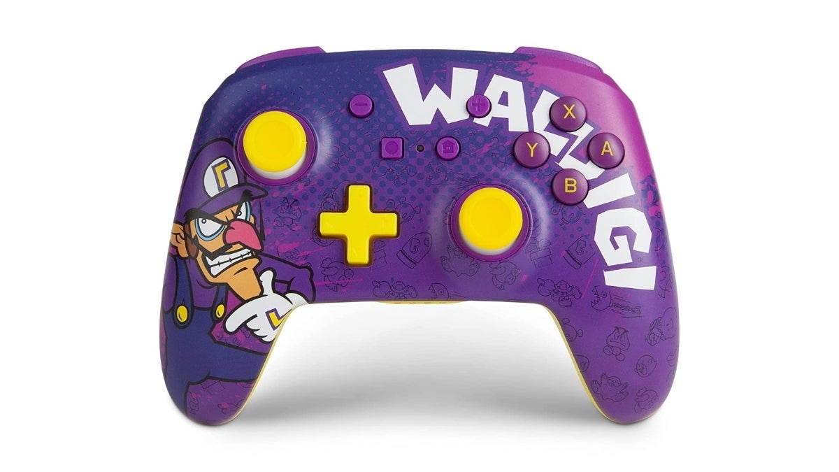 controlador nintendo waluigi 1