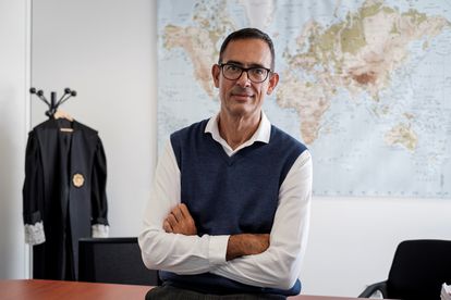 Tomás Luis Martín, el pasado jueves en su juzgado de Las Palmas de Gran Canaria.