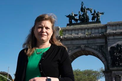 Kathryn Garcia, candidata demócrata a la alcaldía de Nueva York, este sábado en Brooklyn.