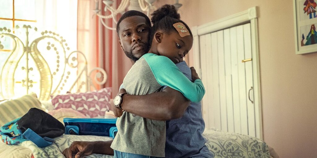 Kevin Hart está haciendo todo lo posible como padre soltero en el tráiler de la paternidad