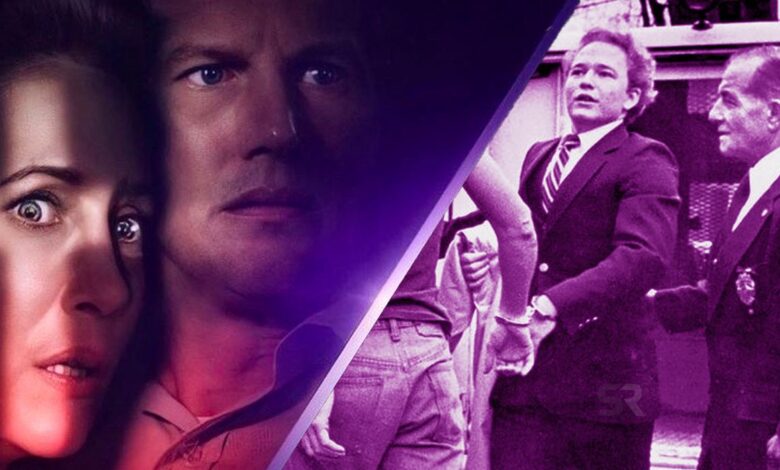 La imagen de Conjuring 3 muestra a Ed y Lorraine Warren en un círculo de oración