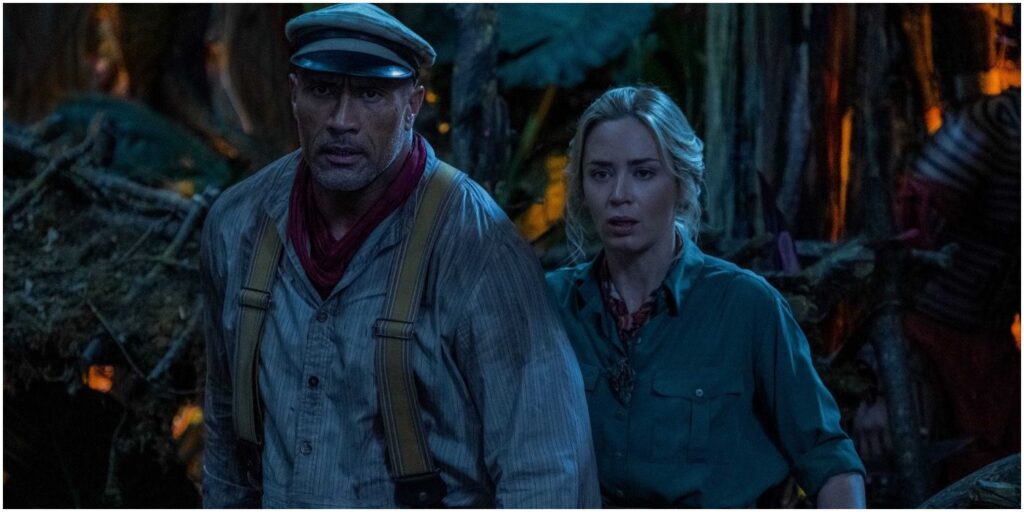 La imagen de Jungle Cruise muestra la aventura en el río de Dwayne Johnson y Emily Blunt
