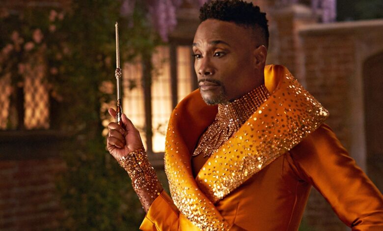 La imagen de la película Cenicienta 2021 revela a Billy Porter como el hada madrina