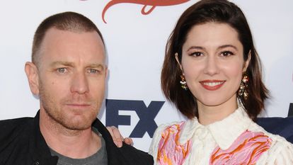 Los actores Ewan McGregor y Mary Elizabeth Winstead, en California, en 2017.