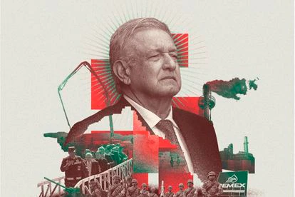 Ilustración con la imagen del presidente de México, Andrés Manuel López Obrador, en la portada de la revista 'The Economist'.