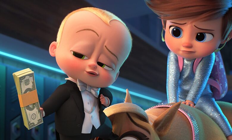 Lanzamientos de Boss Baby 2 en cines y retransmisiones el mismo día