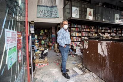 Jesús Otaola, director de Proteo, este martes en la librería.