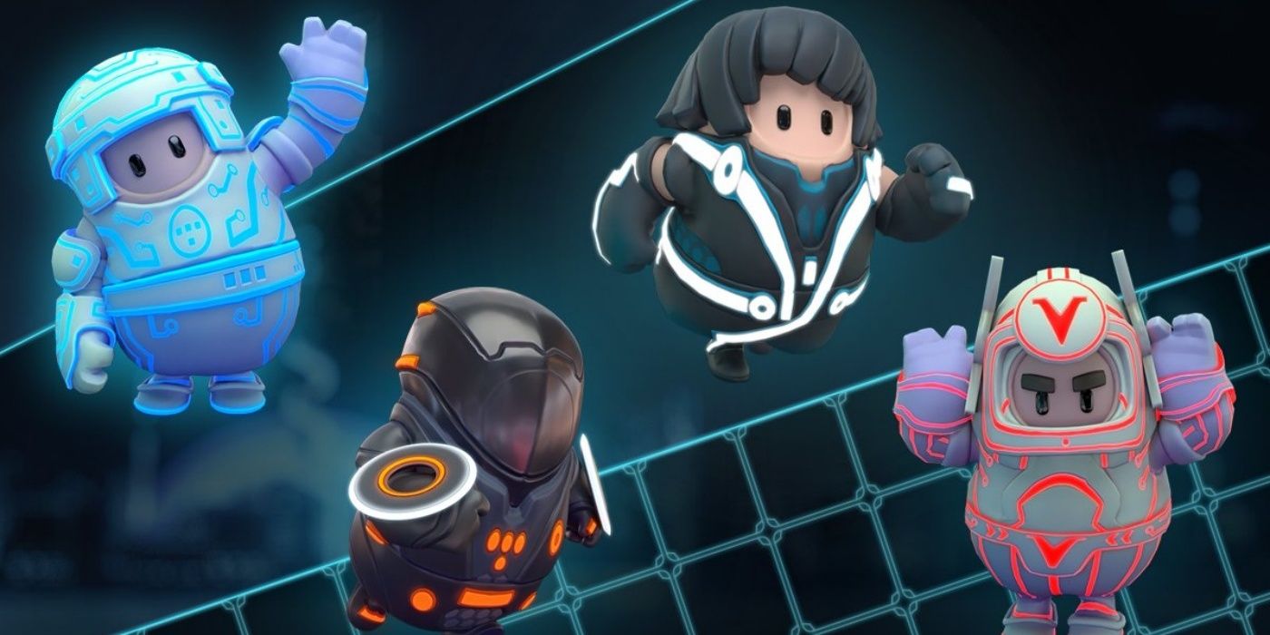 Las pieles de Tron de Fall Guys son perfectas para el tema futurista de la temporada 4