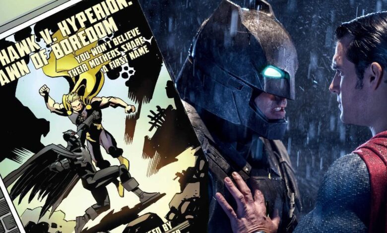 Las versiones de Marvel de Superman y Batman se burlaron del DCEU