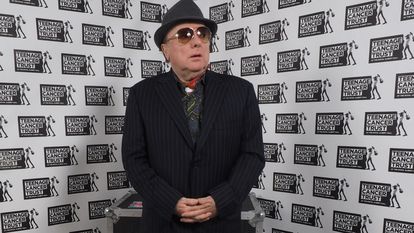 LONDON, ENGLAND - MARCH 25: Van Morrison at Teenage Cancer Trust 15th Anniversary Year Concerts at Royal Albert Hall on March 25, 2015 in London, England. (Photo by Mick Hutson/Getty Images)