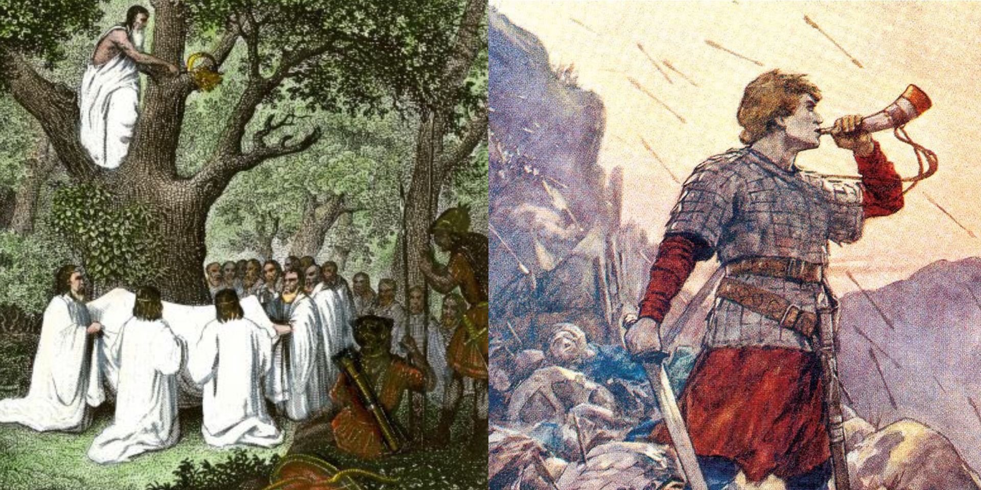 Los intrigantes orígenes históricos de D&D Paladins & Druids