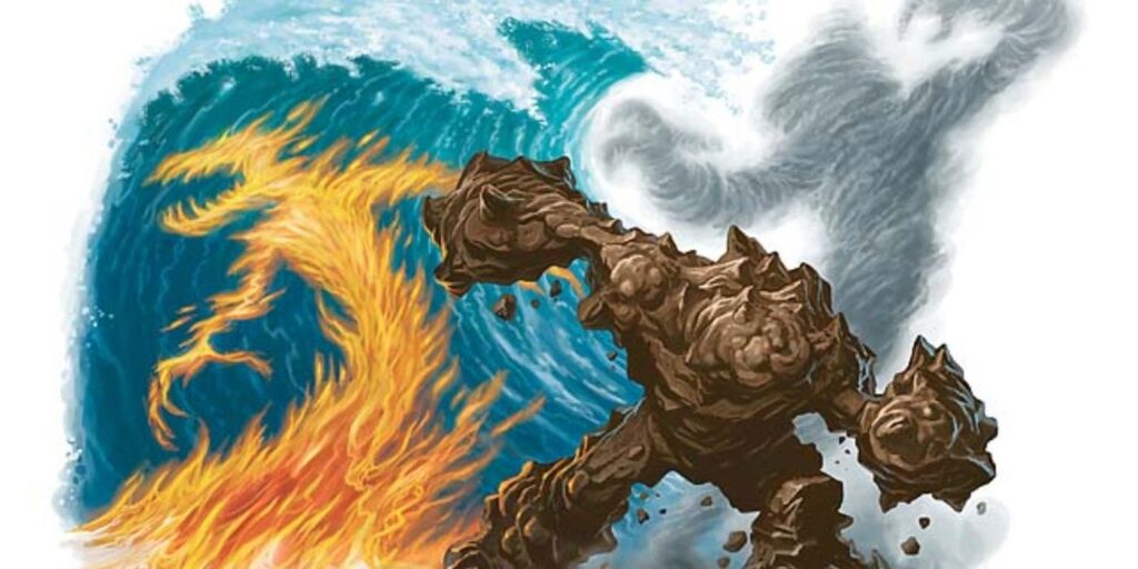 Los planos internos elementales de Dungeons & Dragons, explicado