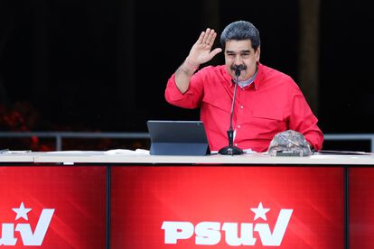 Nicolás Maduro, durante una conferencia de prensa el pasado 24 de mayo.