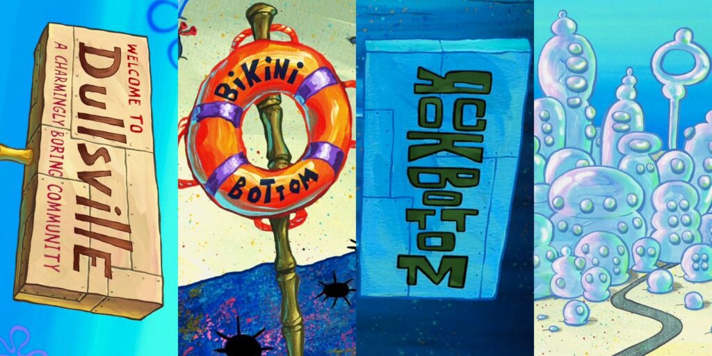 Mapa submarino de Bob Esponja: todas las ubicaciones explicadas