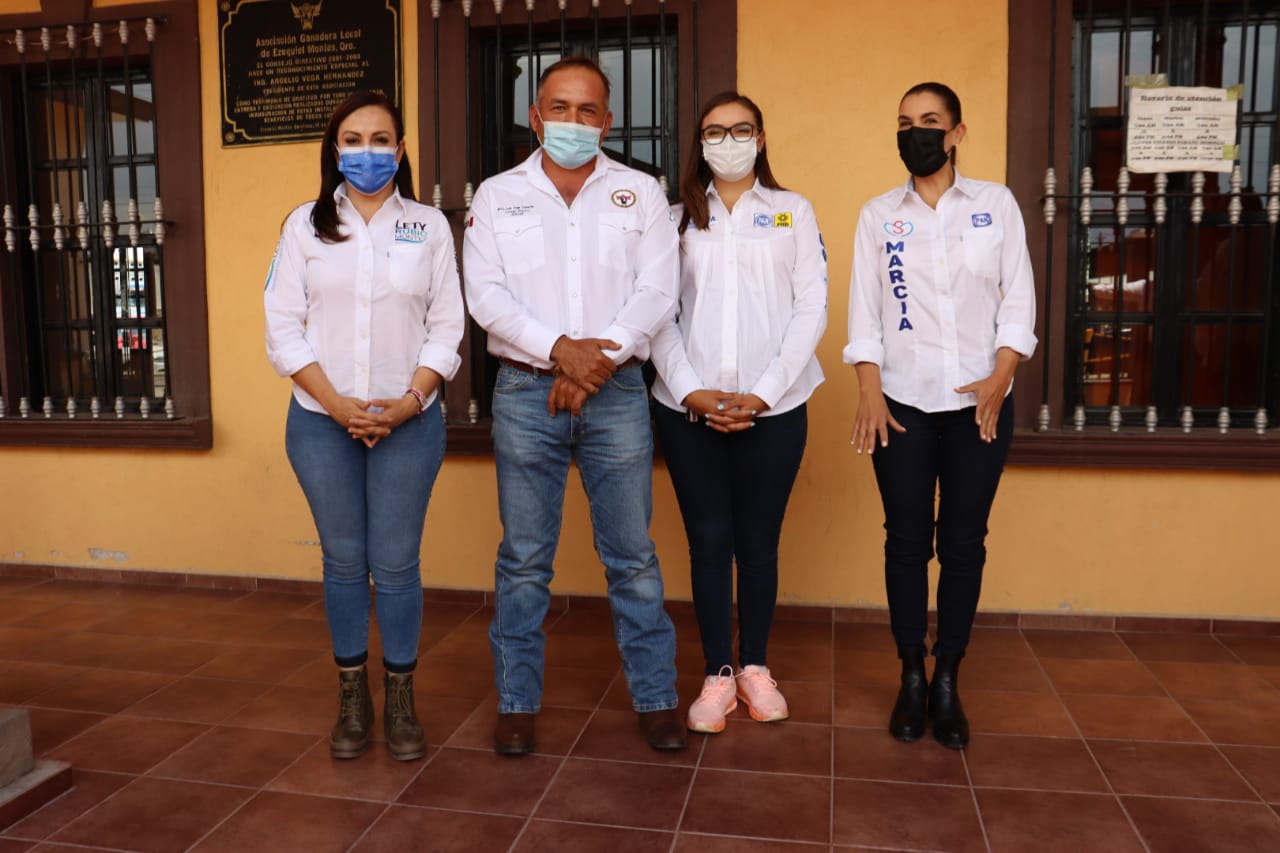 Marcia Solórzano asegura alianza con ganaderos