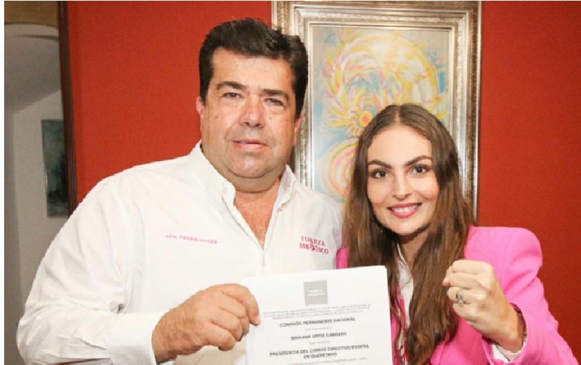 Mariana Ortiz, es nombrada dirigente estatal de Fuerza Por México, tras expulsión  de José Luis Aguilera