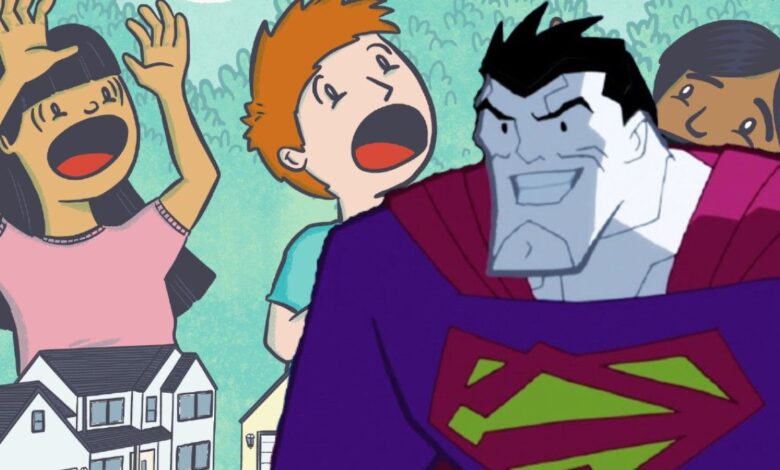 Metropolis Grove de DC convierte al bizarro Superman en Wreck-It Ralph