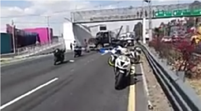 Muere arrollado motociclista del Club “Suicidas 462”, sobre autopista México-Querétaro