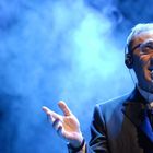 El cantante italiano Franco Battiato, durante el concierto que ofreció en el Palacio Municipal de Congresos de Madrid, en 2007.