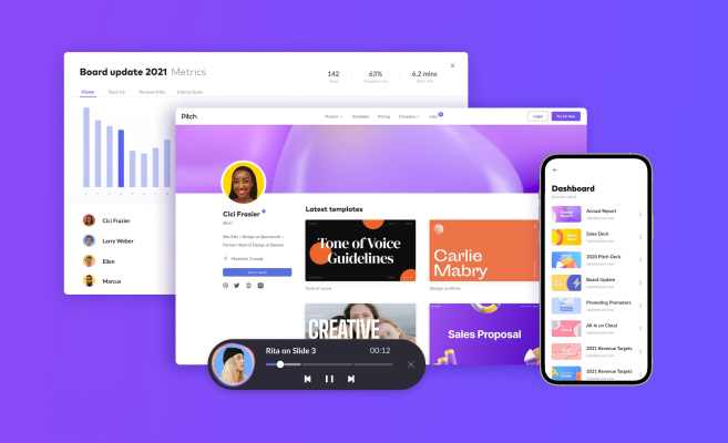 Pitch, una plataforma para hacer y compartir presentaciones, recauda 85 millones de dólares con una valoración de 600 millones de dólares