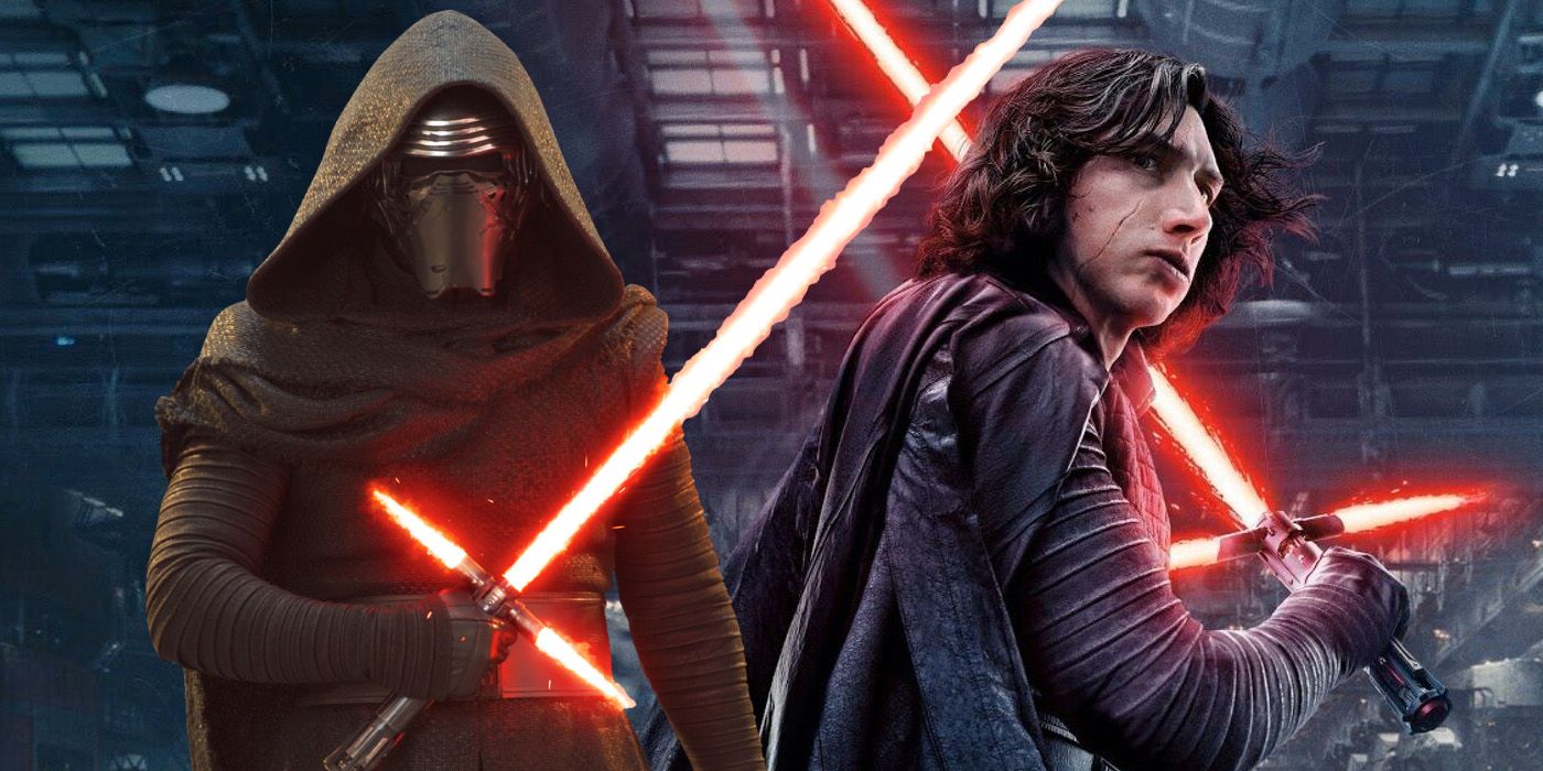 Por qué Kylo Ren usa un sable de luz Crossguard |