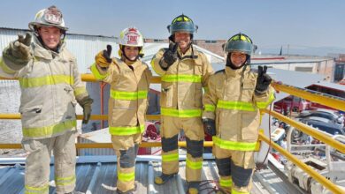 Roberto Cabrera junto con Tania Ruiz anuncia creación de nueva estación de Bomberos