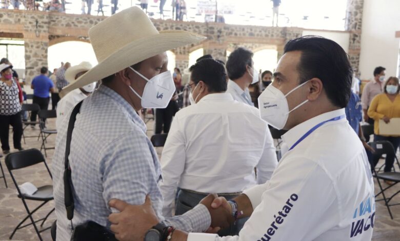 Se reúne Luis Nava con comisariados ejidales de Santa Rosa Jáuregui