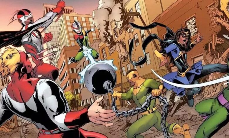 Spider-Man, Ms.Marvel y Nova se convierten en escuadrones jóvenes en Heroes Reborn