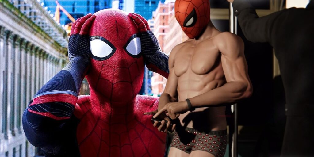 Spider-Man bromea que tiene una página de OnlyFans |