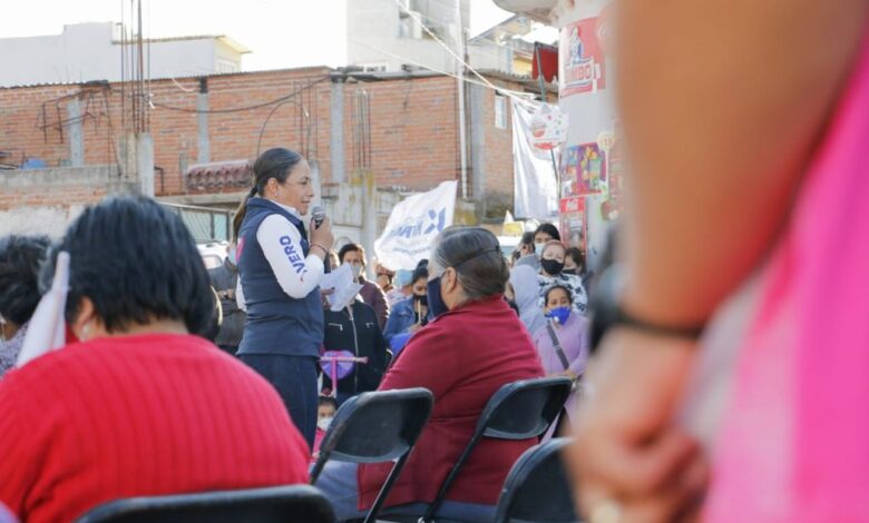 Veronica Hernández señala que el tema de la Seguridad es primordial en sus propuestas de campaña