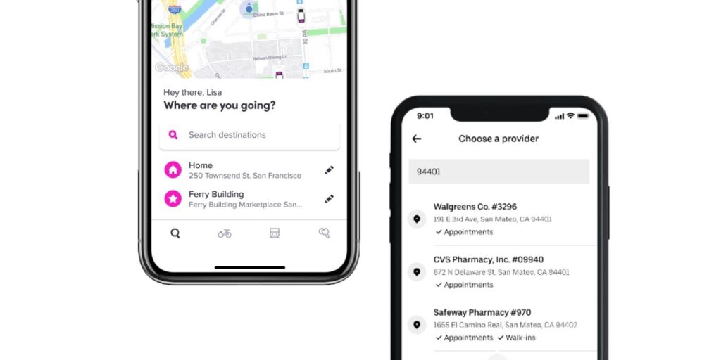 Viajes gratuitos de vacunación contra Lyft y Uber COVID-19: lo que necesita saber