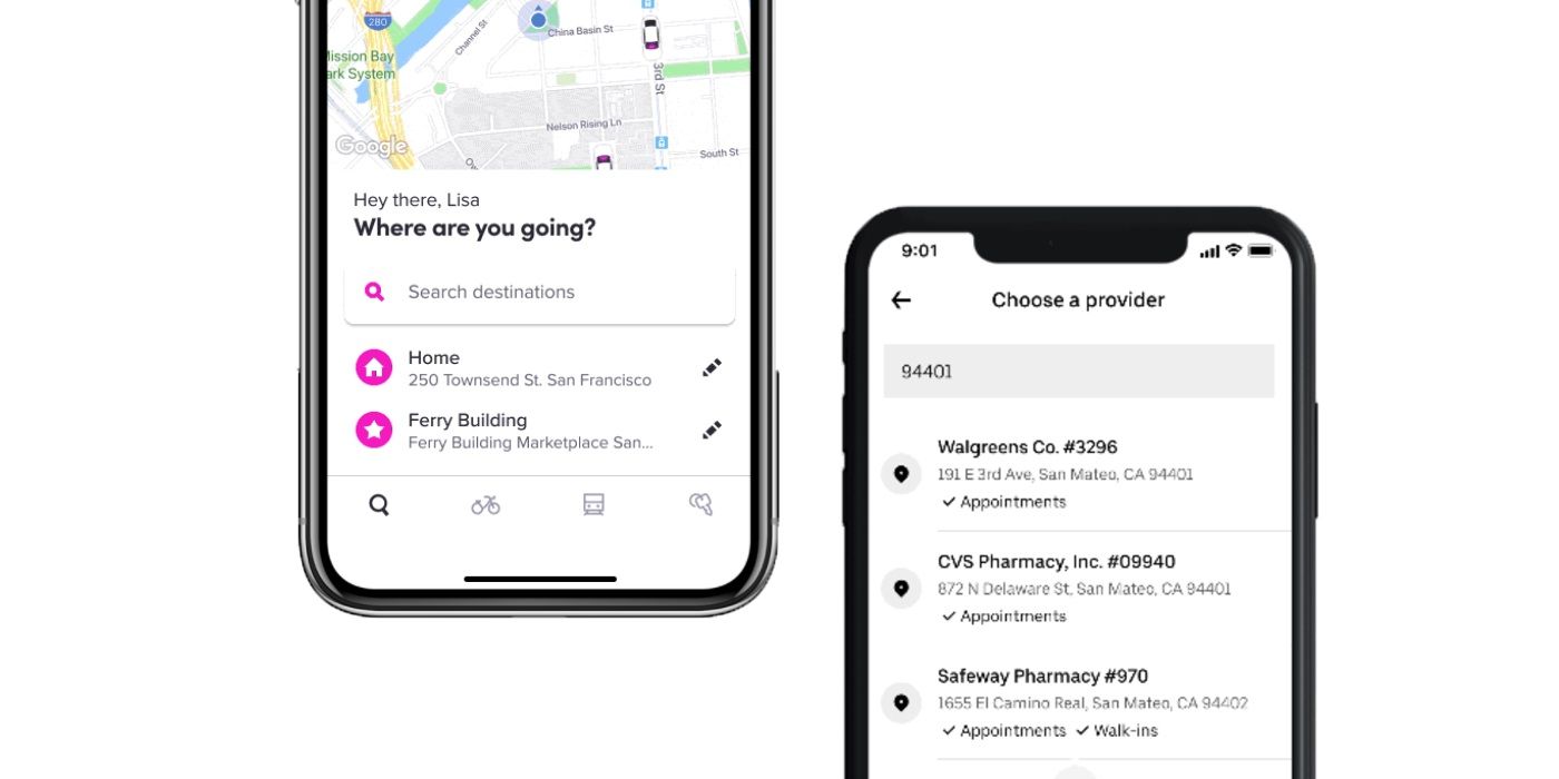 Viajes gratuitos de vacunación contra Lyft y Uber COVID-19: lo que necesita saber
