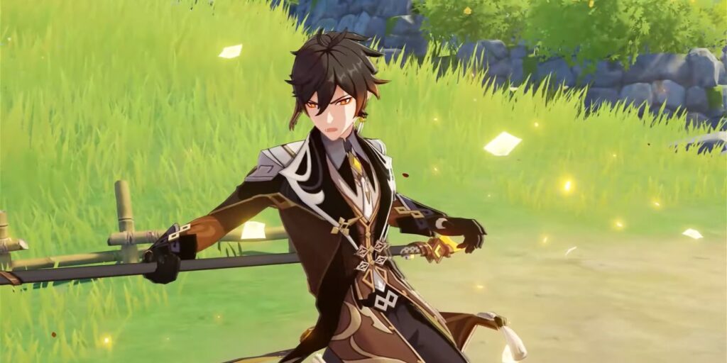 Zhongli de Genshin Impact usa la telequinesis en un sencillo exploit de animación