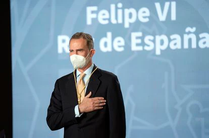 El rey Felipe VI recibe la Medalla de Honor de Andalucía, este 14 de junio en Sevilla.