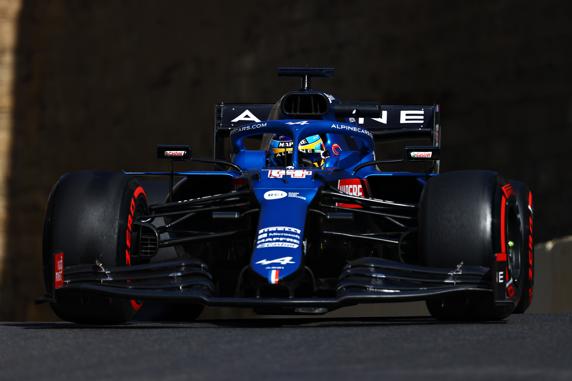 Fernando Alonso, en Bakú