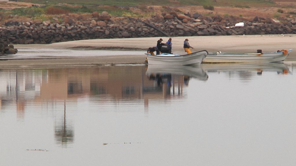 Lancha en Popotla, un puerto pesquero del municipio de Playas de Rosarito Baja California