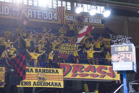 El retorno del público generó otro ambiente en el Palau