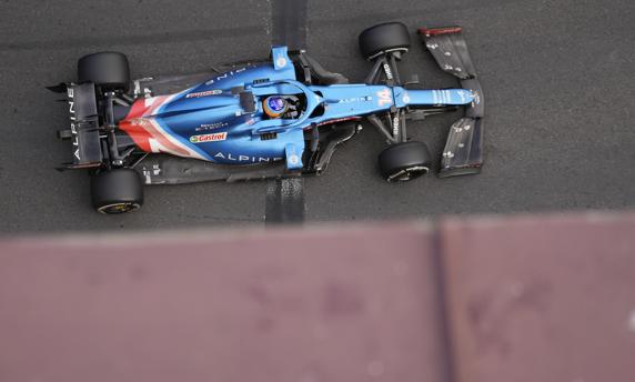 Fernando Alonso, en Bakú