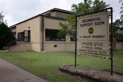 Vista del regimiento al que pertenecía la soldado de origen mexicano Vanessa Guillén Fort Hood, la base en servicio activo más grande del ejército de los EE. UU.