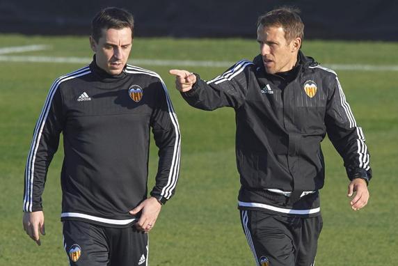 Gary y Phil Neville