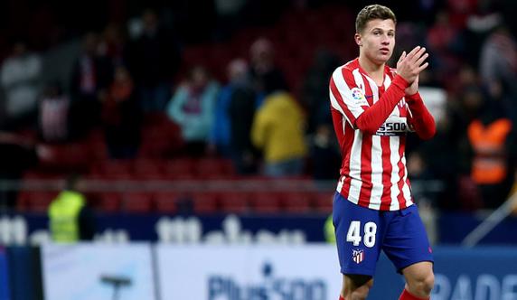 Germán Valera debutó con el primer equipo del Atlético de Madrid.