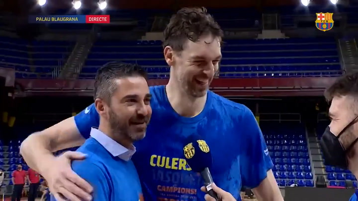 Gasol y Navarro, dos grandes amigos
