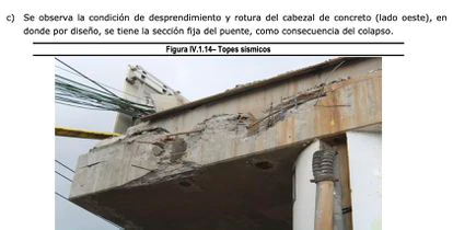 Fragmento del dictamen preliminar presentado el día de hoy.