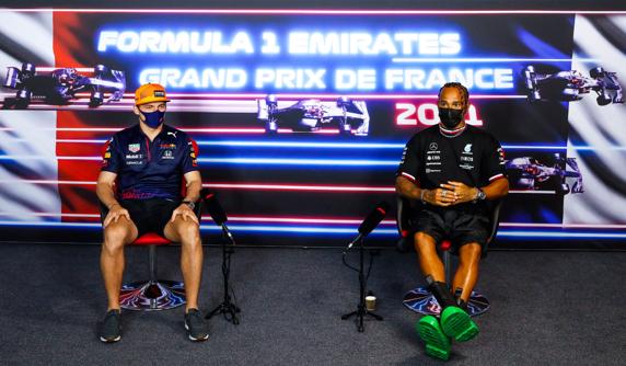 Verstappen tiene 4 puntos de margen sobre Hamilton antes del GP de Francia de F1 2021