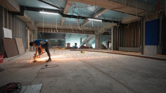 Los trabajos se aceleran para que todo esté listo en agosto