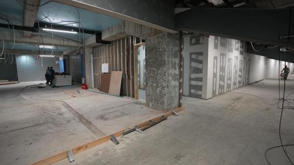 Los vestuarios serán más amplios y modernos