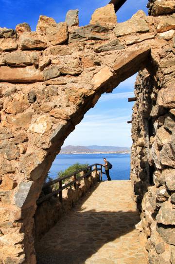 La torre de Santa Elena, en La Azohía (Murcia)