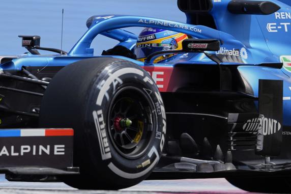 Fernando Alonso, en el GP de Francia de F1 2021