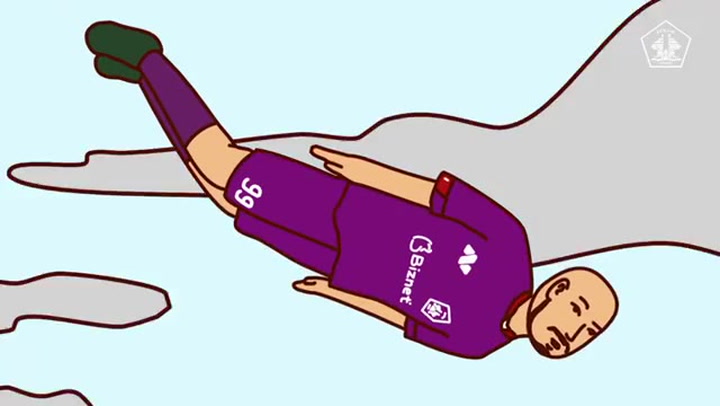 Youssef, el único español en Indonesia, recibido como una estrella mundial